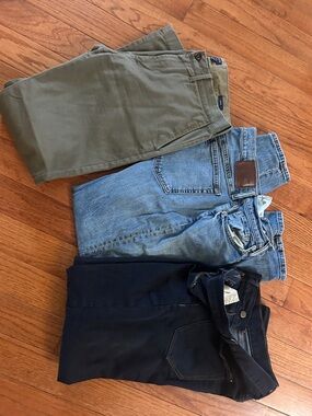 J. Crew Olive Green Slim Chino Pants